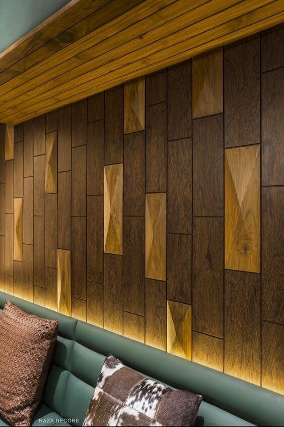 wooden wall design for living room_10