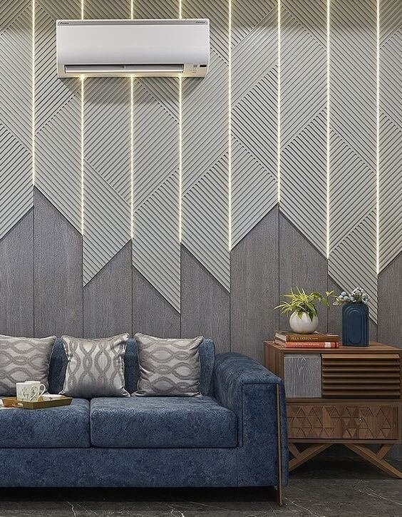 wooden wall design for living room_12