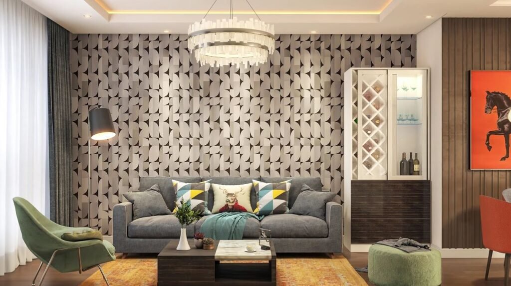 Beautiful Wallpaper Designs for Living Room Interiors