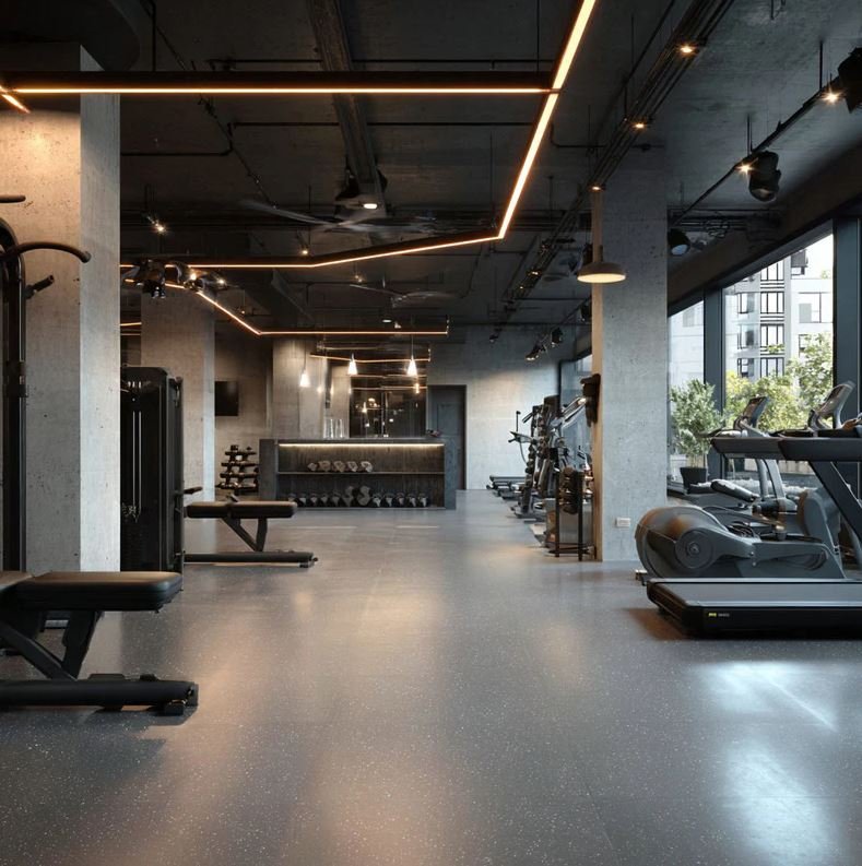 Modern Gym Lighting Design Ideas