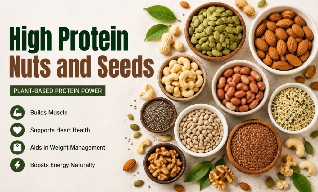 Best High Protein Nuts and Seeds for Daily Nutrition