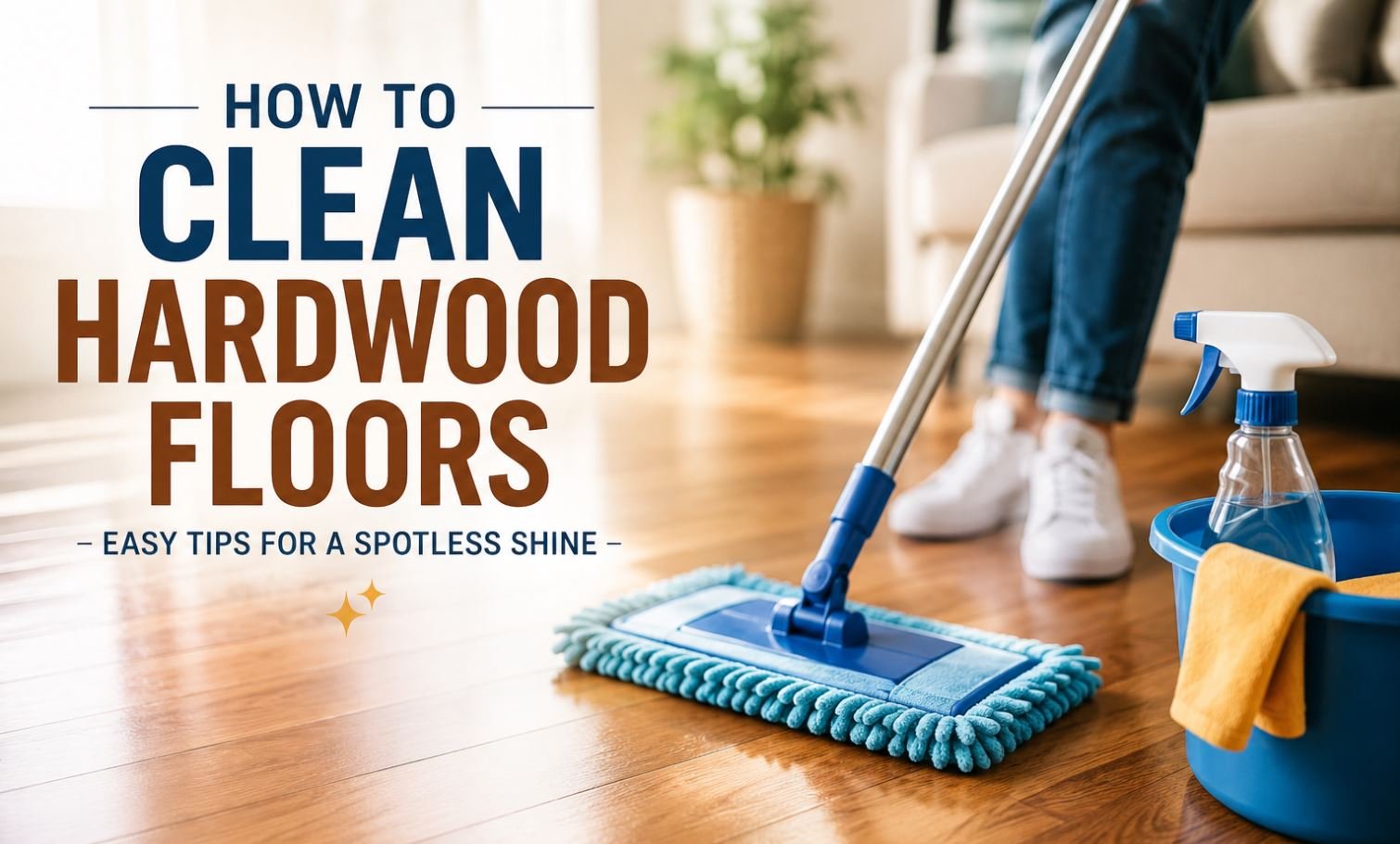 how to clean hardwood floors